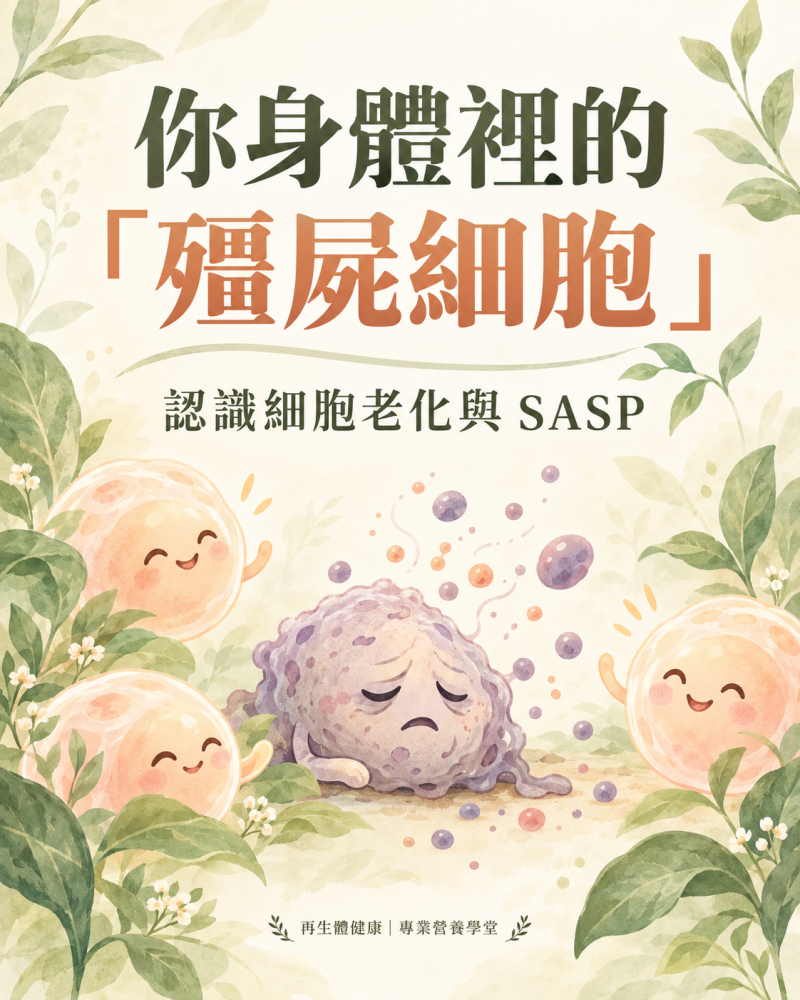 你身體裡的「殭屍細胞」：認識細胞老化與 SASP