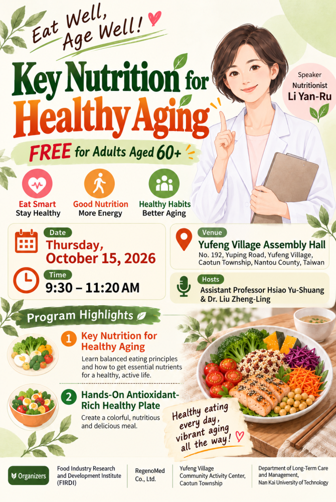 Free Health & Nutrition Workshop for Seniors