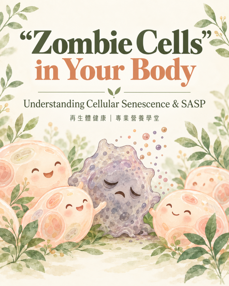 “Zombie Cells” in Your Body: Understanding Cellular Senescence and SASP